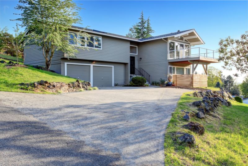 concrete driveway